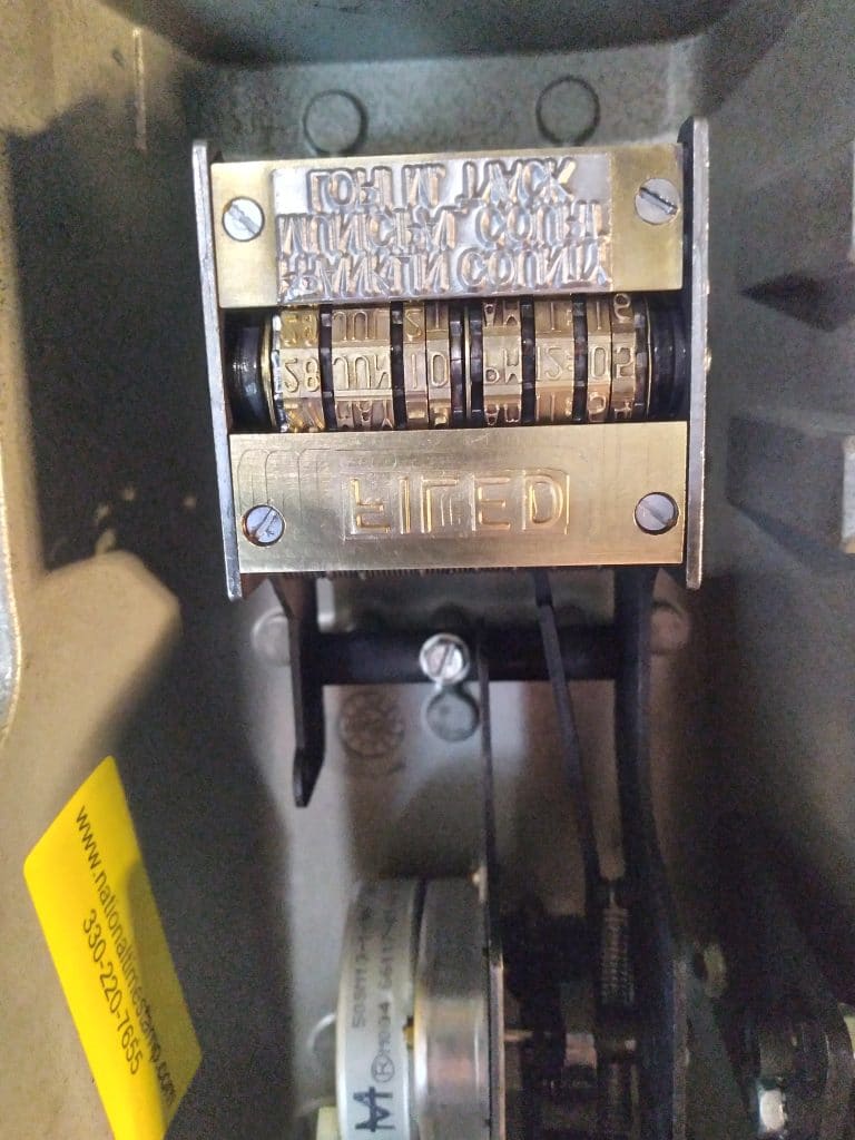 After Time & Date Stamp Machine Repair Service
